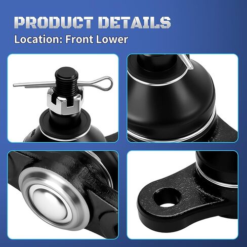 Set of 2 Front Lower Ball Joint Compatible with Hyundai Elantra Kia Optima Rondo Magentis 2007 2008 2009 2010 2011 2012, Kia Forte Koup Forte5 2010-2013 Replaces K500074, 517602G000 in Kuwait
