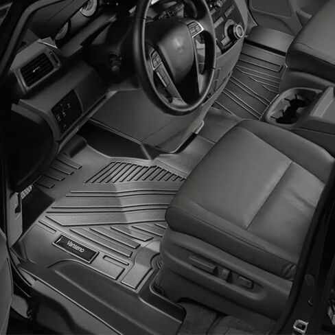 Vanseno Floor Mats & Cargo Liners for 2012-2017 Honda Odyssey 7/8 Seats Floor Liner Trunk Mat TPE All Weather Protection for 2012 2013 2014 2015 2016 2017 Honda Odysse Accessories in Saudi Arabia