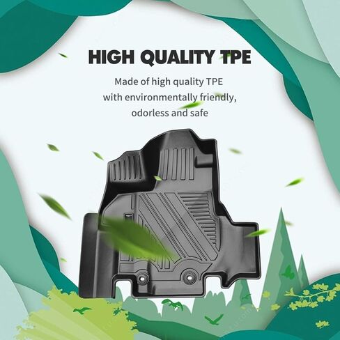 Vanseno Floor Mats & Cargo Liners for 2012-2017 Honda Odyssey 7/8 Seats Floor Liner Trunk Mat TPE All Weather Protection for 2012 2013 2014 2015 2016 2017 Honda Odysse Accessories in Saudi Arabia