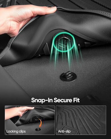 Car Floor Mat for Honda Odyssey 2018–2026 7-Seater Minivan Full Set Floor Mats, Trunk Mat & Door Sill Guards, All-Weather TPE Liners for Cabin & Cargo Protection in Kuwait
