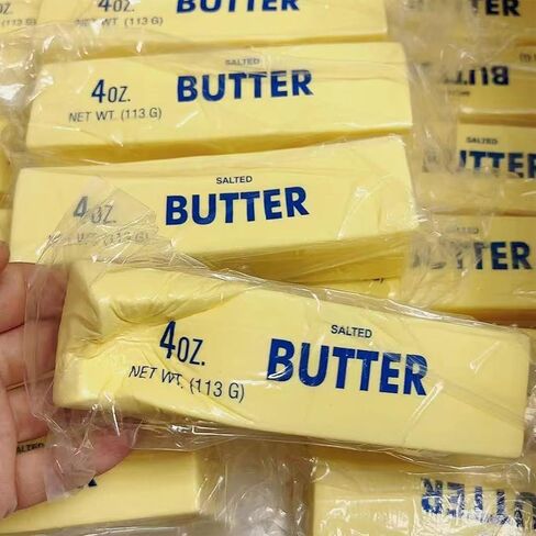 2 Pack 5.1 Inch Butter Squishy Slow Rising Stress Relief Squeeze Toy, Realistic Butter Shaped Fidget Sensory Toy for Anxiety Relief, Office Desk Decor, Party Favors in Saudi Arabia