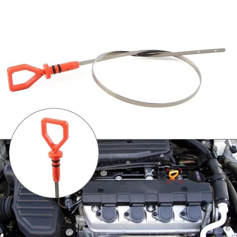 Engine Oil Dipstick Compatible with Civic 2 Door 4 Door 2001 2002 2003 2004 2005 556mm Car Engine Oil Level Dipstick 15650PLM004 in Kuwait