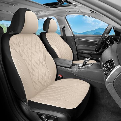 FLORICH Seat Covers, Car Seat Covers Full Set, Waterproof Leather Car Seat Protector, Front and Rear Seat Covers for Cars, Automotive Seat Covers Universal Fit for Most Cars SUV Truck in Saudi Arabia