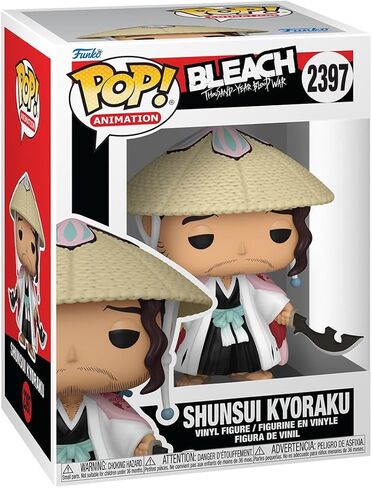 فانكو بوب! الرسوم المتحركة: Bleach Thousand Year Blood War - Shunsui Kyoraku - شخصية الفينيل القابلة للتجميع - فكرة هدية - البضائع الرسمية - ألعاب للأطفال والكبار - عشاق الرسوم المتحركة - لهواة الجمع والعرض in Kuwait