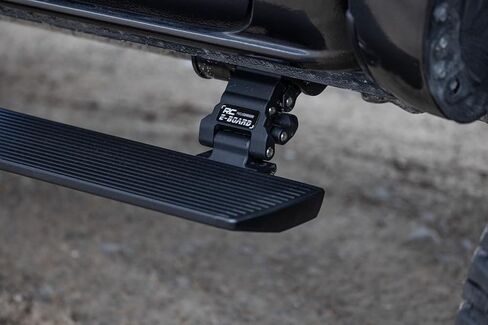 Rough Country Power Running Boards with LED Step Lights for Toyota Tacoma Double Cab 2005-2023 - Dual Motor i-Force Electric Powerstep Board & Retractable Truck Steps in Kuwait