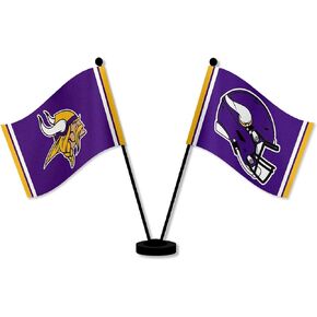 Minnesota Vikings Desk and Table Top Flags