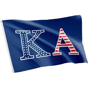 Desert Cactus Kappa Alpha Order USA Letter Fraternity Flag Greek Letter Use as a Banner Large 3 feet x 5 feet Sign Decor KA
