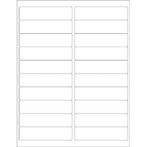 HouseLabels 200 Sheets; 4,000 Labels, 20-UP, Shipping/Mailing Labels (4.0" x 1.0") - BPA Free!