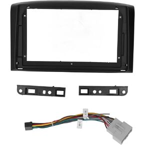 Aramox Dash Mounting Fascia Kit,Car Navigation Panel Frame Dashboard Stereo Radio Bezel Replacement for Aveo Lova