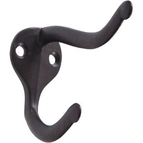 852892 Coat and Hat Hooks Oil Rubbed Bronze - 2 Pack