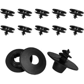 10 Set Car Floor Mat Clips Carpet Fixation Clamps Retainers, Automotive Floor Mats Securing Set, Car Rotating Foot Rest Lock Clips for Car Truck SUV RV Van
