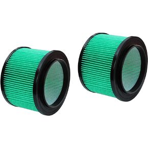 Wet/Dry Vac Filter Compatible with Craftsman Shop Vac / 16950 (Equivalent to 17810), Replacement for 3 & 4 Gallon, 2pk