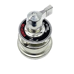 High Current Battery Disconnect Switch 300A Duty Master Battery Power Cut Off Isolator Kill Switch with Face Plate for RVs, Trailers, Trucks, Heavy Vehicles 12-48V On/Off Battery Isolator Switch