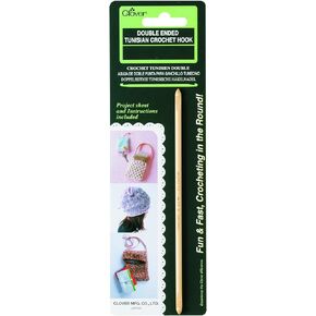 Clover 1308/J Double Ended Tunisian Crochet Hook-J/6mm