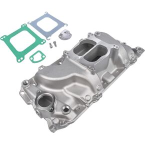 Dual Plane Intake Manifold Replacement for Standard Duty Chevy Big Blocks with Oval Intake Ports V8 6.5L 6.6L 7.0L 7.4L 1965-2000 PC23001 PCE147.1031