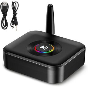Audio Bluetooth Receiver, 2 in 1 Bluetooth Wireless Receiver, Bluetooth 5.1 Receiver for Home and Car Music Stereo Streaming, Smart Phones, Tablets