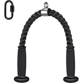 Tricep Pull Down Attachment, Cable Machine Accessories for Home Gym, Cable Machine Attachments Pulley System Gym, LAT Pull Down Attachment Weight Fitness
