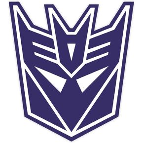 Decepticon Transformer Sticker Decal 4" x 4"