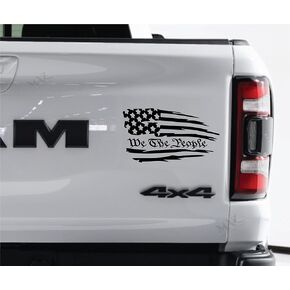 MAZ DISTRIBUTIONS – We The People Sticker – Vinyl Campers Decal for Laptop – Removable Waterproof Sticker for Waterbottle – Useable Indoor and Outdoor – Easy use for Car, Van, SUV & Mailbox – MAZ- 453