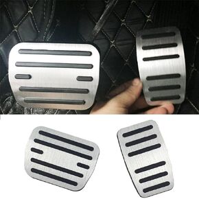 TTCR-II for F150 Pedal Covers 2009-2014, for F-150 Gas Pedal Covers and F150 Brake Pedal Pads, for 2009-2014 F-150 Racing Pedal Plates (Automatic, 2Pcs)