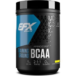 ملعب التدريب الرياضي EFX BCAA | مكمل أحماض أمينية مستقر تمامًا وقابل للذوبان بدرجة عالية | قبل التمرين أو أثناءه أو بعده | خالي من السكر | 500 جرام (فراولة خوخ) in Kuwait