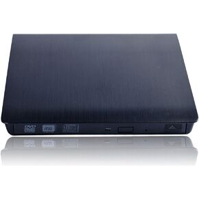 محرك الأقراص المضغوطة الخارجي CYD USB 3.0 محرك الأقراص المضغوطة DVD الخارجي فائق النحافة CD DVD RW/DVD محرك الأقراص المضغوطة / الكاتب / إعادة الكتابة / ناسخ الأقراص المضغوطة USB لنقل البيانات بسرعة عالية لأجهزة الكمبيوتر المحمول والكمبيوتر المحمول in Kuwait