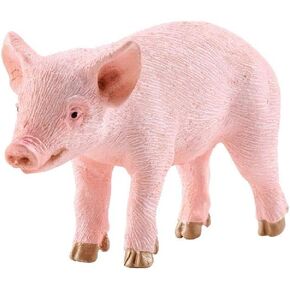 Schleich Farm World Piglet Standing Educational Figurine for Kids Ages 3-8, Pink