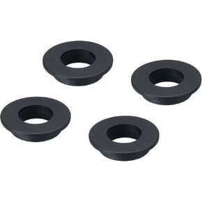 MECCANIXITY 4 قطعة T شكل حلقة مطاطية جبل ضياء 36.3 مللي متر ID 25 مللي متر H 16 مللي متر ختم حماية ثقب المقابس لأنابيب الكابل الأسود in Kuwait