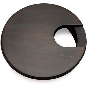 5 Pack - Cosmas 50203ORB Oil Rubbed Bronze 2-1/2" Two Piece Zinc (Metal) Desk Grommet - 3" Overall Diameter