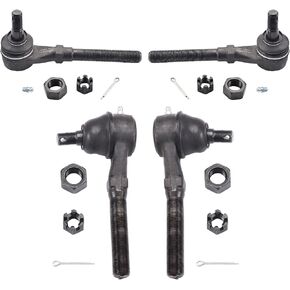 ASTARPRO 4WD 4pcs Front Tie Rods Inner And Outer Complete Kit Compatible With Ford Expedition F-150 F-250 Lincoln Navigator