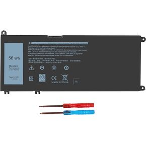 56Wh 33YDH Battery for Dell Inspiron 17 7000 Series 7779 7778 7786 7773 2-in-1 15 7577 G3 3579 3779 G5 5587 G7 7588 Laptop Latitude 13 3380 14 3490 15 3590 3580 451-BCDM PVHT1 P30E 81PF3 Batteries.