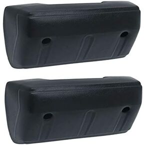 OER Black Arm Rest Set 1967-1971 Chevy and GM Pickup Truck Blazer Suburban (Black)