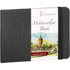 Hahnemuehle Watercolour Book 200 G/M2, Watercolor Notebook, Tam A4 Landscape, 30 Fls, White