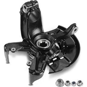A-Premium Front Steering Knuckle & Wheel Bearing Hub Assembly Compatible with Volkswagen Beetle 1998-2010, Golf 1999-2006 & 2010, Jetta 1999-2005, Right Passenger Side, Replace # 1J0498465
