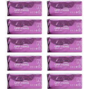 Ultrasound Film/Media UPP-110HG Sony Compatible High Gloss Ultrasound Paper 10 Rolls,Type V High Gloss Thermal Print Film/Media