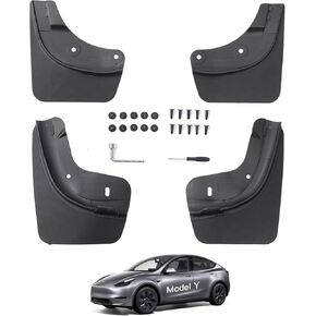 Mud Flaps Compatible with Tesla Model 3 2018-2023 Splash Guard Fender for Tesla Model 3 Accessories Mud Guards (Set of 4) in Kuwait