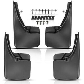 YHTAUTO Mud Flaps Splash Guards Replacement for Ram 1500 2009-2018, Ram 2500 Ram 3500 2010-2018, Mudguards Mudflaps Accessories for Pickup Wheel Protector with Hardware Kit, Front & Rear 4Pcs Set