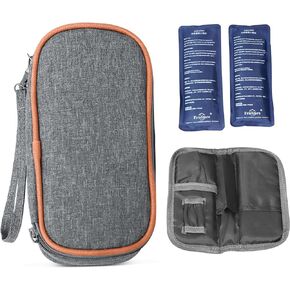 Zassa215 Insulin Cooler Travel Case TSA Approved - Keep Medicine Cool While Traveling - Diabetic Travel Case for Insulin TSA approved - Cooler for medicine Travel - Insulin Travel Case