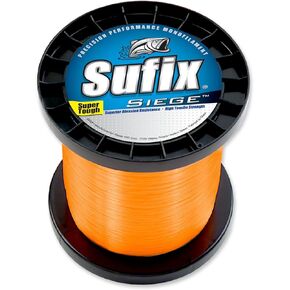 Sufix Siege 3000-Yards Spool Size Fishing Line (Tangerine, 20-Pound)