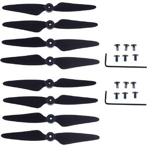2 Sets 8 Pack Black F7 Propellers Compatible with Bwine F7 GB2 F7 SJRC F7S F7 4K 9800FT RC Quadcopter Drone F7 Propeller