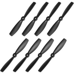 uxcell Bullnose Propellers 5045 5x4.5 Inch CW CCW 2-Vane for RC Quadcopter Hexacopter Multirotor, Black 4 Pairs