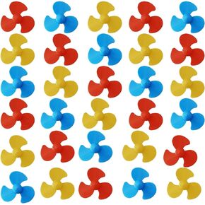 30PCS Propeller Props, be Suitable forMiniature DC Motor 2mm axis Propeller Small-Scale Production of Motor Fan Blades by Science and technologTightly Close fit130 motormaterial skrnrhrery