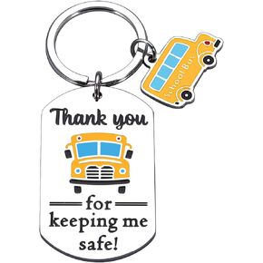 Bus Driver Appreciation Gifts, Bus Driver Gifts for Women, School Bus Driver Gifts for Men Women, Thank You Gifts for Bus Driver, Bus Driver Keychain, Retirement Leaving Gifts, Back to School Gifts