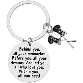 Sportybella - Lacrosse Gift, Lacrosse Keychain, Lacrosse Jewelry, Lacrosse Player Gift, Graduation Gift