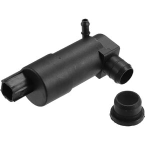Windshield Washer Pump No.BV6117K624AA - Car Windshield Washer Pump Motor Replacement - for Ford Focus Sedan 2012-2015 Plastic Black - 1 Pc