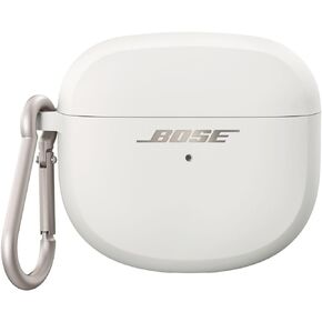 Bose Ultra Open Earbuds Wireless Charging Case Cover, White Smoke