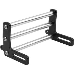 ShareGoo Aluminum Front Bumper Compatible with 1/10 RC Car Crawler Chassis Gspeed LCG TRX4 SCX10 Dodge Power Wagon Cliffhanger Body Shell (Black)