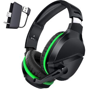 X3 Wireless Gaming Headset for Xbox Series X|S, Xbox One, PS5, PC, Mac, Nintendo Switch, Bluetooth Over Ear Gaming Headphones with Noise Canceling Microphone, 50H Battery, Low Latency