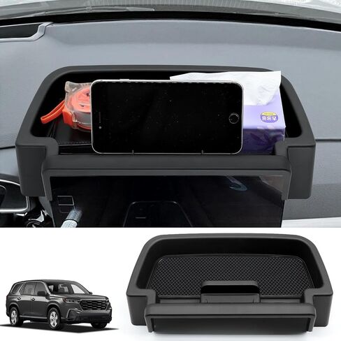 For 2024 Honda Pilot Center Console Organizer, For 2023 2024 Honda Pilot LX/Sport/EX-L/TrailSport/Touring/Elite Console Tray Armrest Secondary Storage Box, 2023 Honda Pilot Interior Accessories in Saudi Arabia