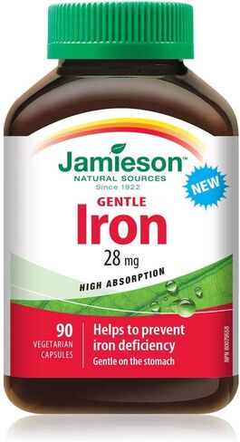 Jamieson Laboratories Gentle Iron, 28mg, 90 Count in Saudi Arabia